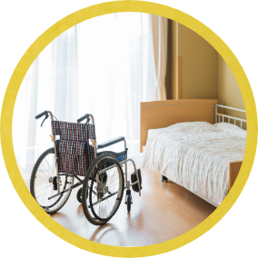 有料老人ホームや高齢者福祉施設のイメージ写真